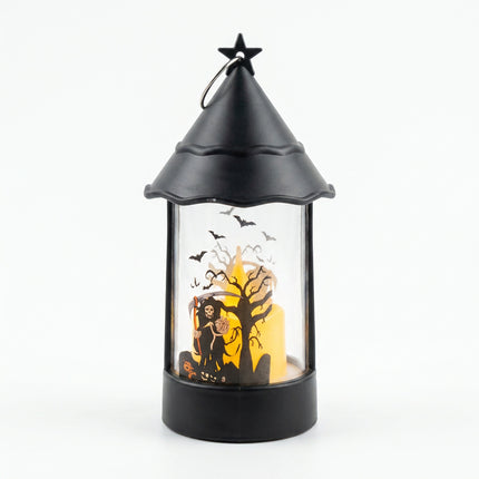 Uglysweatershops Halloween 2-pack Retro Cylindrical Silhouette Hand Lamp