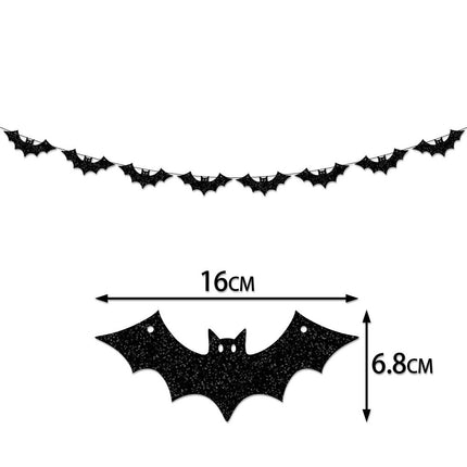 Uglysweatershops Halloween 6-Pack Colorful Ghost Spider Bat Banner