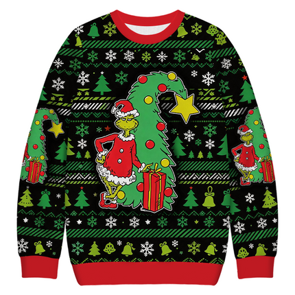 Uglysweatershops Mad Engine Christmas Ugly Sweatshirt