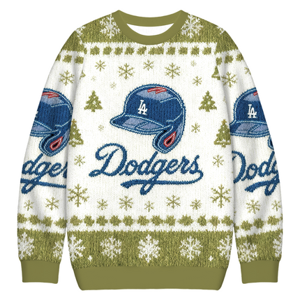 Uglysweatershops LA Blue Christmas Ugly Sweatshirt