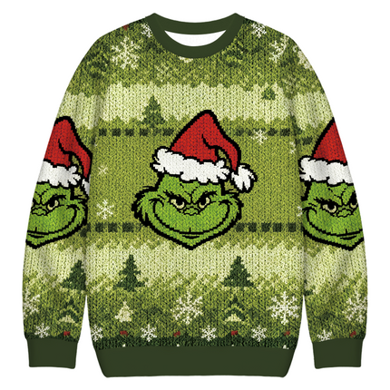 Uglysweatershops Merry Smile Christmas Ugly Sweatshirt