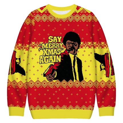Uglysweatershops Merry Xmas Again Christmas Ugly Sweatshirt