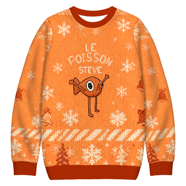 Uglysweatershops Funny Steve Christmas Ugly Sweatshirt