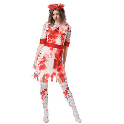 Uglysweatershops Halloween Vampire Nurse Cosplay Costume
