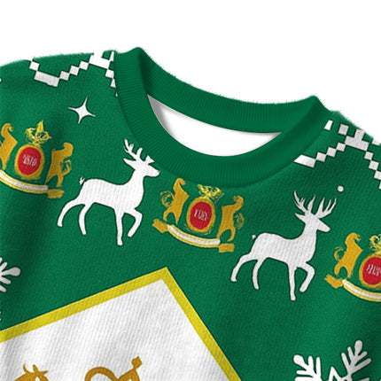 Uglysweatershops Vintage Cig Christmas Ugly Sweater