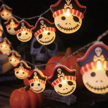Uglysweatershops Halloween Strange Ghost Elf Decorative String Lights