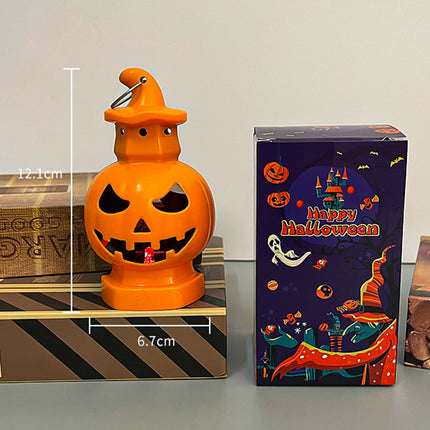 Uglysweatershops Halloween Festive Decorative Pumpkin Lamp