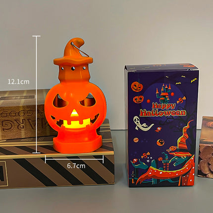 Uglysweatershops Halloween Festive Decorative Pumpkin Lamp