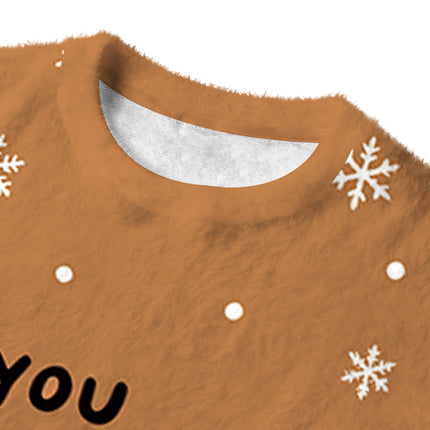 Uglysweatershops Unavailable Cat Fuzzy Christmas Ugly Sweatshirt