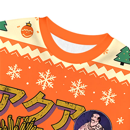 Uglysweatershops Hunger Force Japanese Retro Christmas Ugly Sweatshirt