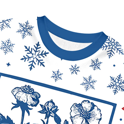 Uglysweatershops Wildflowers Christmas Ugly Sweatshirt