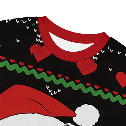 Uglysweatershops The Cat Is Watching Today Christmas Ugly Sweatshirt