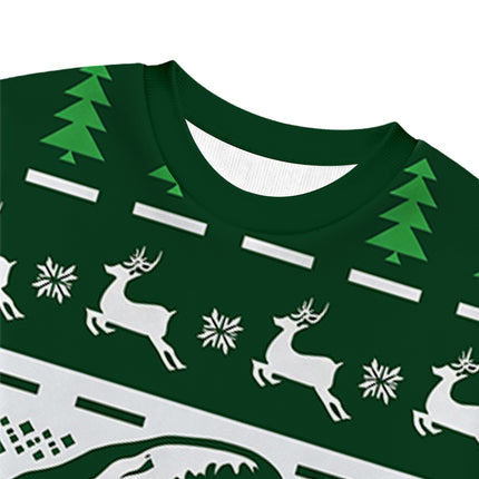 Uglysweatershops Trace Vintage Christmas Ugly Sweatshirt