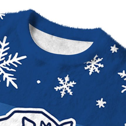 Uglysweatershops Call My Lawyer Fuzzy Christmas Ugly Sweatshirt