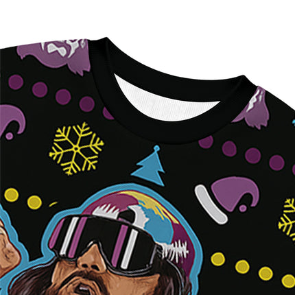 Uglysweatershops The Jesus of the Crop Christmas Ugly Sweatshirt