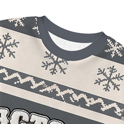 Uglysweatershops Lactose Tolerant Funny Meme Christmas Ugly Sweatshirt