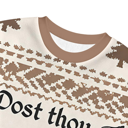 Uglysweatershops Dost Thou Even Hoist Christmas Ugly Sweatshirt