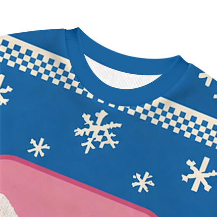 Uglysweatershops Drowsy Meme Cat Christmas Ugly Sweatshirt