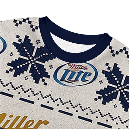 Uglysweatershops Blue Lite Christmas Ugly Sweatshirt