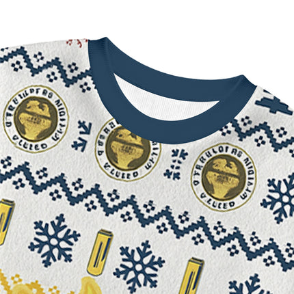 Uglysweatershops Hard Tea Christmas Ugly Sweatshirt