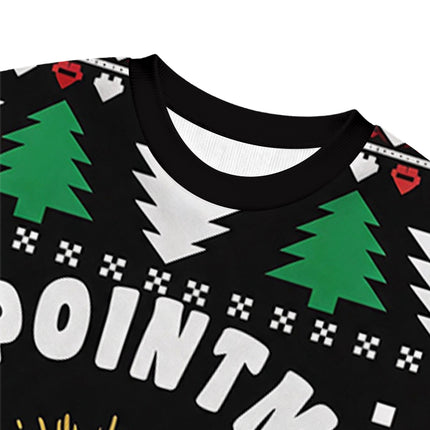Uglysweatershops Funny Jesus Christmas Ugly Sweatshirt