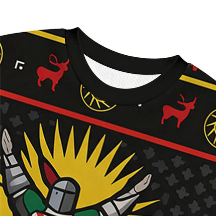 Uglysweatershops Praise the Sun Christmas Ugly Sweatshirt