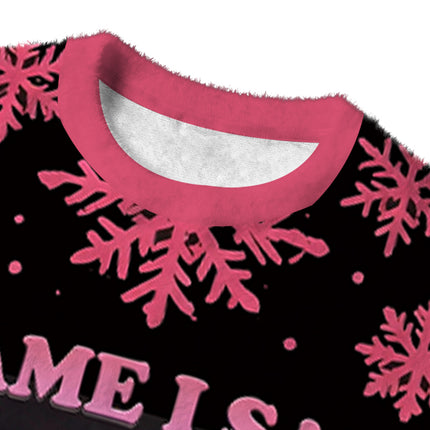 Uglysweatershops I Forgor Funny Cat Meme Fuzzy Christmas Ugly Sweatshirt