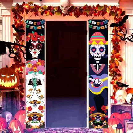 Uglysweatershops Halloween Outdoor Horror-themed Decorative Flags