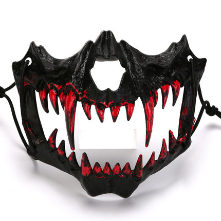Uglysweatershops Halloween Half-face Orc Mask