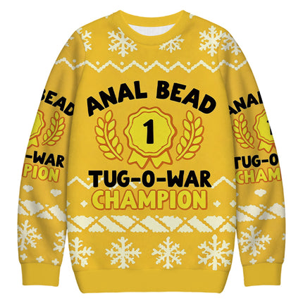 Uglysweatershops Champion Funny Christmas Ugly Sweatshirt