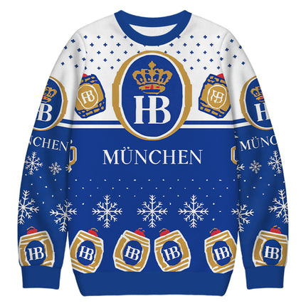 Uglysweatershops HB Vintage Christmas Ugly Sweatshirt