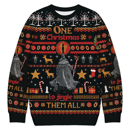 Uglysweatershops One Christmas Ugly Sweatshirt