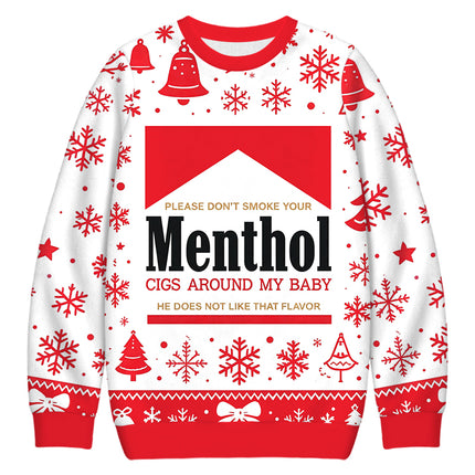 Uglysweatershops Pleae Don't Christmas Ugly Sweatshirt