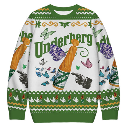 Uglysweatershops Finger Vintage Christmas Ugly Sweatshirt