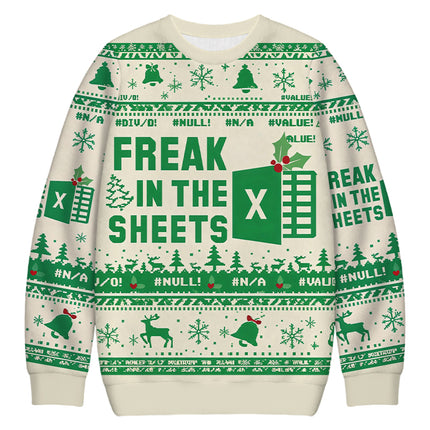 Uglysweatershops This Calls for a Spreadsheet Christmas Ugly Sweatshirt