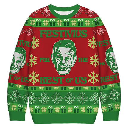 Uglysweatershops Rest of Us Christmas Ugly Sweatshirt
