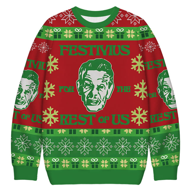 Uglysweatershops Rest of Us Christmas Ugly Sweatshirt