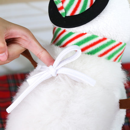 Uglysweatershops Christmas Funny Snowman Pet Costume Dog Cat Xmas Outfit