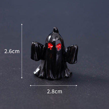 Uglysweatershops Halloween 4-Pack Horror Element Skull Resin Figurines
