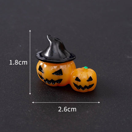 Uglysweatershops Halloween 4-Pack Horror Element Skull Resin Figurines
