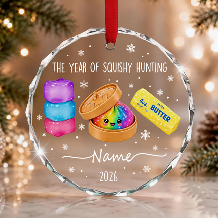 Uglysweatershops Year Of Squishy Hunting Personalized Christmas Tree Ornament