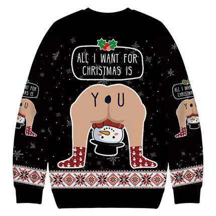 Uglysweatershops Hilarious Situations Christmas Ugly Sweatshirt