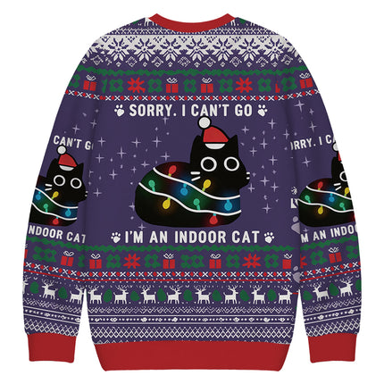 Uglysweatershops Everything Is Fine Funny Christmas Ugly Sweatshirt