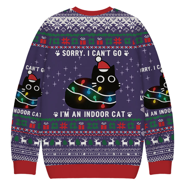 Uglysweatershops Everything Is Fine Funny Christmas Ugly Sweatshirt