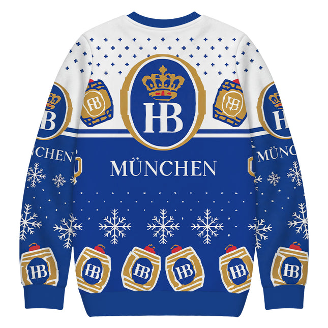 Uglysweatershops HB Vintage Christmas Ugly Sweatshirt