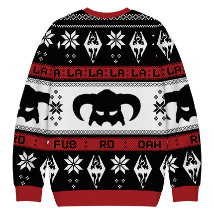 Uglysweatershops Funny Mask Christmas Ugly Sweatshirt