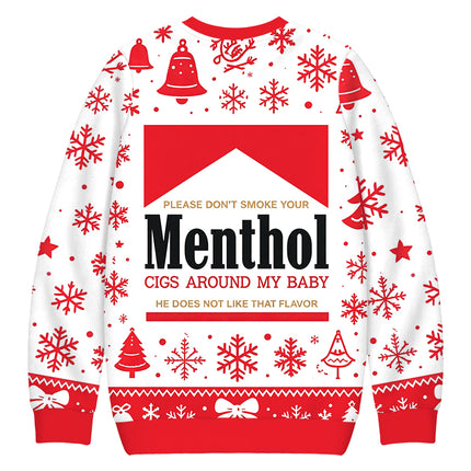 Uglysweatershops Pleae Don't Christmas Ugly Sweatshirt