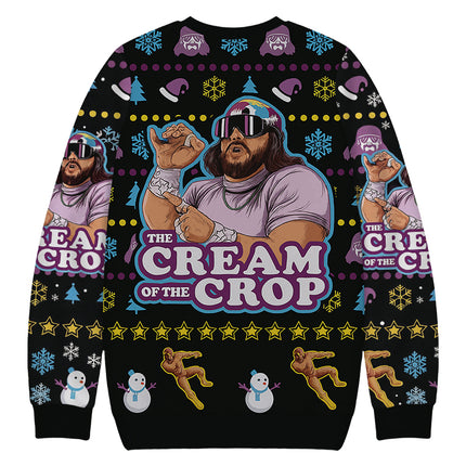 Uglysweatershops The Jesus of the Crop Christmas Ugly Sweatshirt