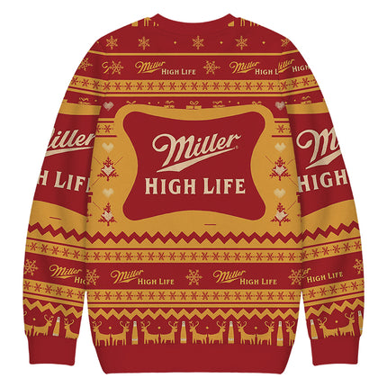 Uglysweatershops High Life Christmas Ugly Sweatshirt