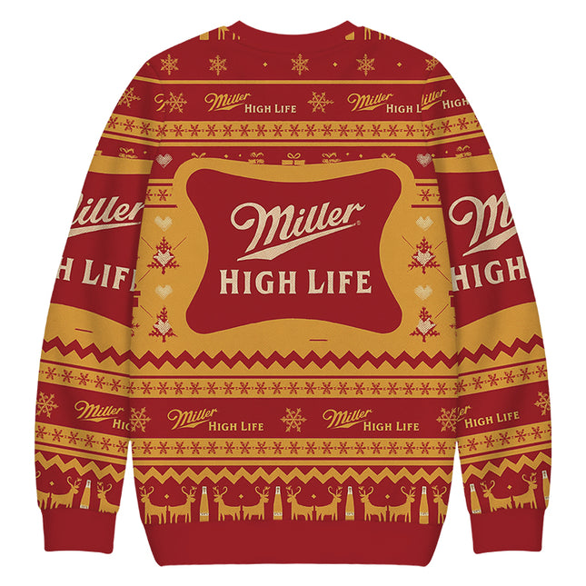 Uglysweatershops High Life Christmas Ugly Sweatshirt